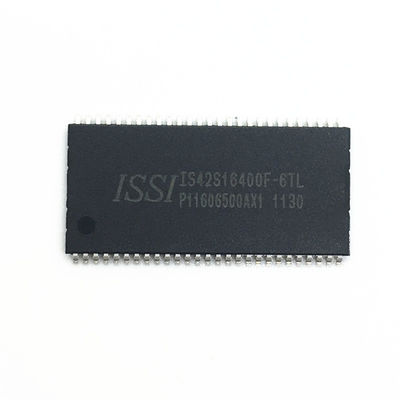 ऑटोमोटिव के लिए डेटा स्टोरेज मेमोरी IC चिप ड्रामा IC IS42S16400F-6TL 16 बिट