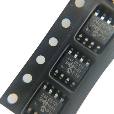 EEPROM 512K मेमोरी IC चिप फ्लैश माइक्रोचिप इलेक्ट्रिकल स्टोरेज चिप 24LC512T-I/SN