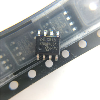 EEPROM 512K मेमोरी IC चिप फ्लैश माइक्रोचिप इलेक्ट्रिकल स्टोरेज चिप 24LC512T-I/SN